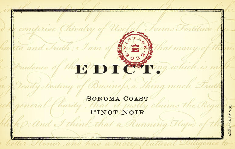 Edict Napa Valley Proprietary Red Wine